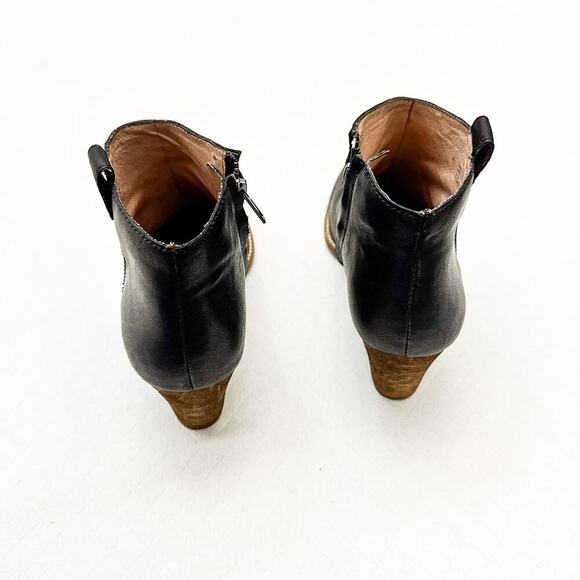 Madewell Womens Black Billie Ankle Booties Style E0191 Almond Toe Boot Size 8.5 - Picture 3 of 6